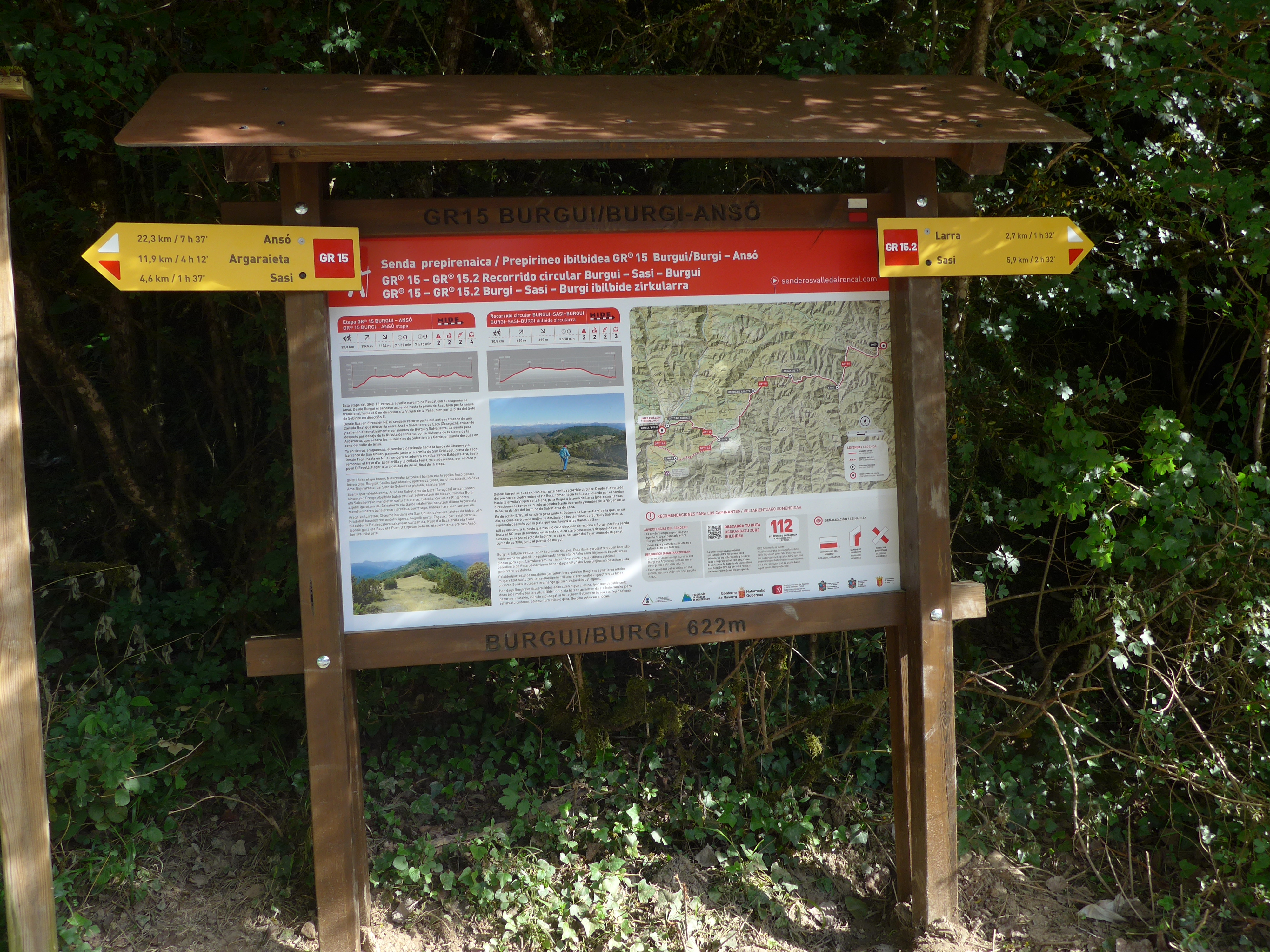Panel en Burgui