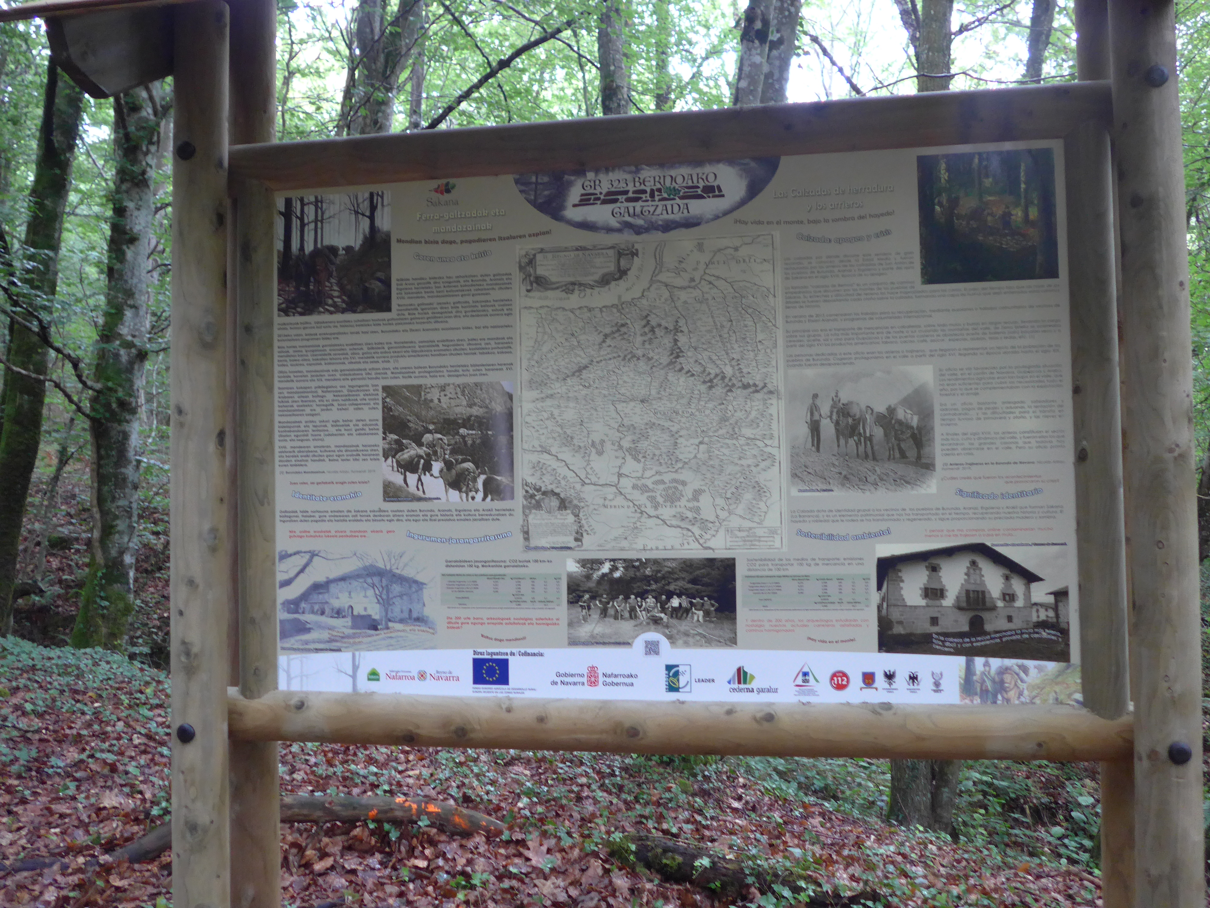 Panel interpretativo Arrieros