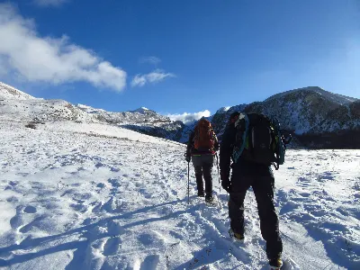 Antes del collado de Linza