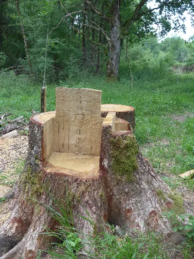 Artesanía en madera en la GR 323.1